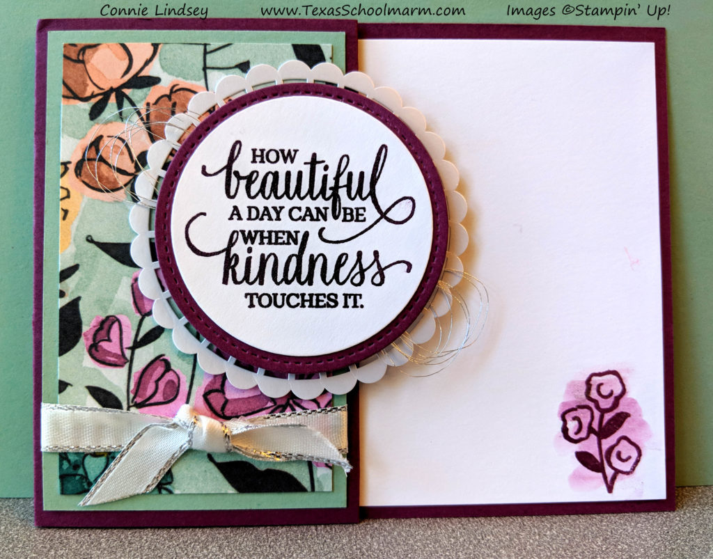 card made with Stampin' Up! Enjoy Life Stamp