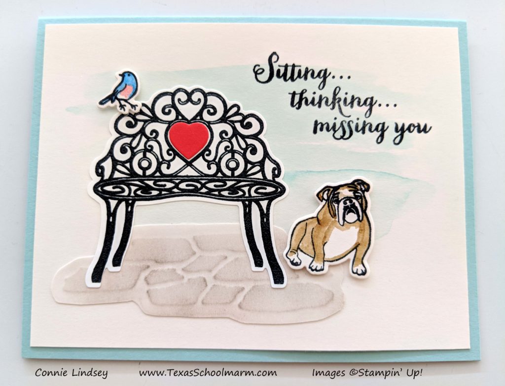 Stampin Up Sitting Pretty Card