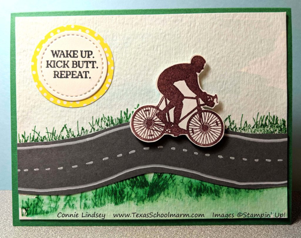 bike rider enjoy life card